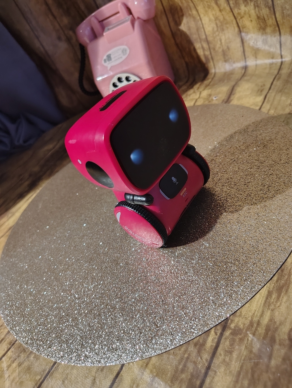 Pink Standalone VR Headset Companion - Compact Interactive Unit